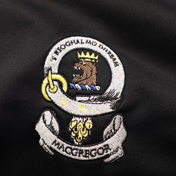 Footjoy full zip softshell jacket men's large black Macgregor golf - Picture 2 of 12